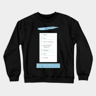 MLA Form Crewneck Sweatshirt